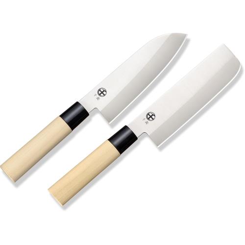 和平フレイズ 日本製 しなやかで切れ味に優れる 包丁2点セット 万能 菜切 モリブデンバナジウム鋼 千歳 CS-059｜GOODWOODS
