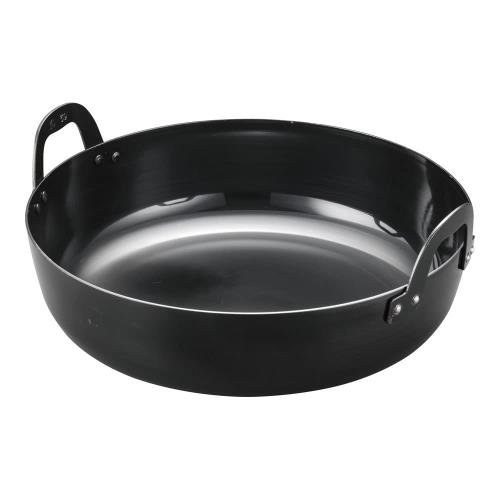 遠藤商事 業務用 厚板揚鍋 39cm 鉄 日本製 AAG09039