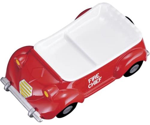 遠藤商事 TKG メラミンお子様ランチ皿 オープンカー 消防車(赤) RLVO705