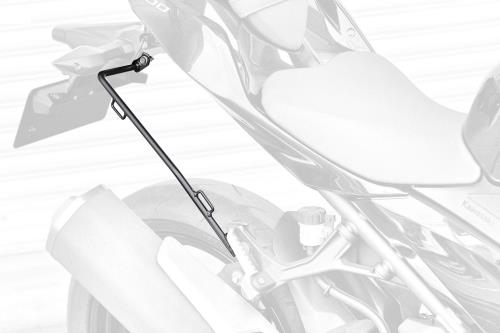 キジマ(Kijima) バイクパーツ サイドバッグサポート スチール製 ニンジャ250/ニンジャ400('18-) 左右セット ブラック210-4771