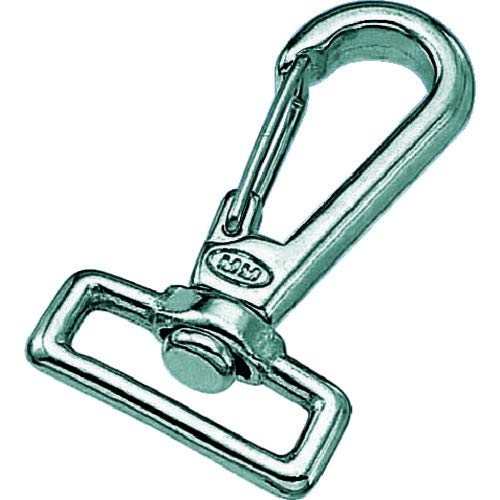 TRUSCO(トラスコ) スイベルベルトフック ステンレス製 25mm (1個\u003d1袋) TSV-1 20個 ケース販売