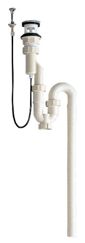 SANEI(サンエイ) 洗髪排水栓付Sトラップ ポップアップ用 オーバーフロー パイプ径32mm H772-38
