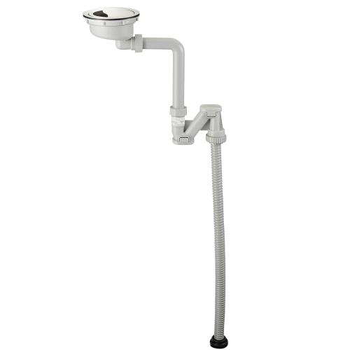 SANEI(サンエイ) ステンレス排水口トラップ キッチン用品 薄型トラップ シンクのスペース広々 H65610S グレー 11,789円