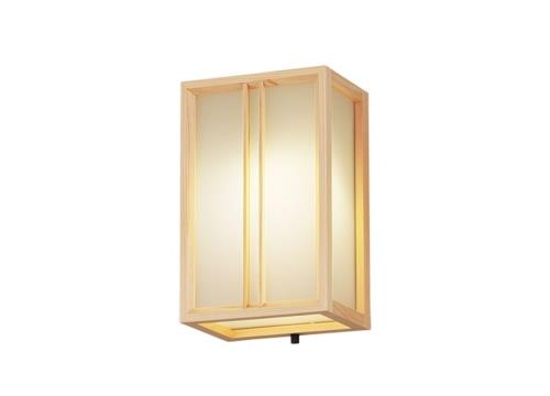 パナソニック (Panasonic) 合財袋ともし火 はなさび 数寄屋 LED白熱電球4.3W1灯 壁直付型 密閉/防雨型 LED白熱電球取り替えっこ型 白熱電球色 乳白 幅170奥ふかさ126高さ265粍 LGW85085F