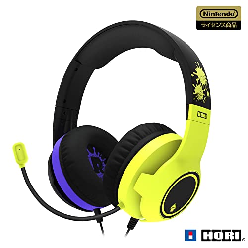 任天堂ライセンス商品スプラトゥーン3 ホリゲーミングヘッドセット スタンダード for Nintendo SwitchLite有機ELにも対応