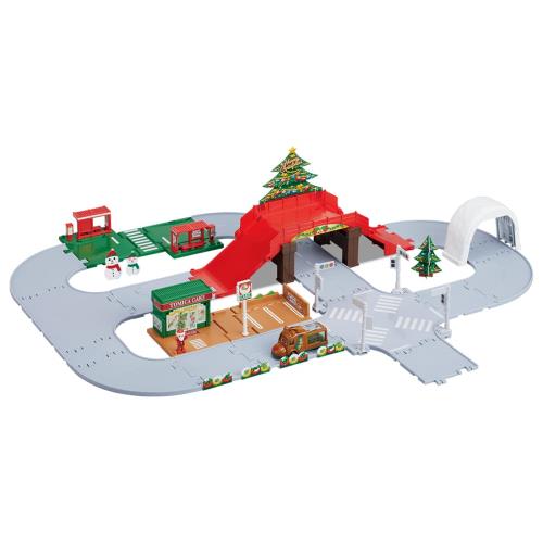 タカラトミー 『 トミカ トミカタウン クリスマスDXセット (サンタクロース、トナカイバス付き) 』 ミニカー 車 おもちゃ unisex 3歳以上 箱入り 玩具安全基準合格 STマーク認証 TOMICA TAKARA TOMY|GOODWOODS