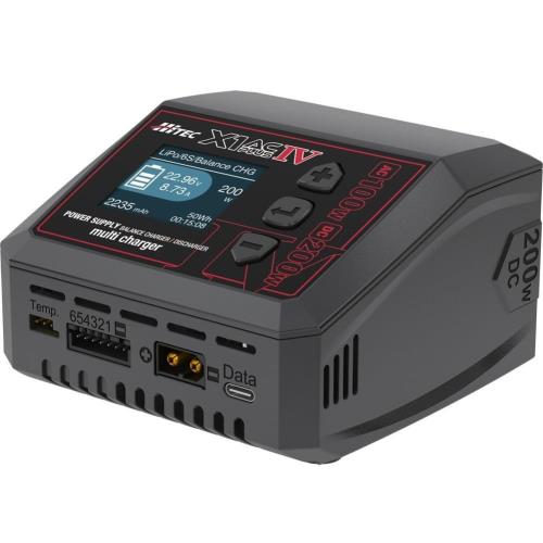 ハイテック マルチチャージャー X1 ACプラスIV 44354 充電器 放電器 AC/DC デュアルチャンネル 高性能 簡単操作 ラジコン バッテリー トリクル充電 ブレークイン カラー液晶 日本語表示 日本正規品 44354