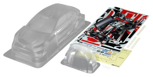 タミヤ(TAMIYA) RCスペアパーツ No.1707 SP.1707 1/10RC トヨタ ガズー レーシング WRT/GR ヤリス ラリー1 ハイブリッド 未塗装 スペアボディセット 51707