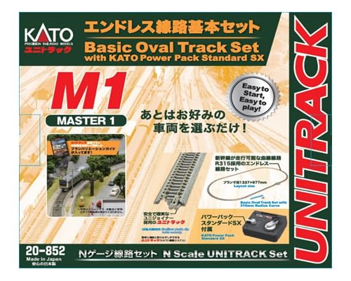KATO Nゲージ M1 エンドレス線路 基本セット マスター1 20-852 鉄道模型 レールセット 20-852｜GOODWOODS