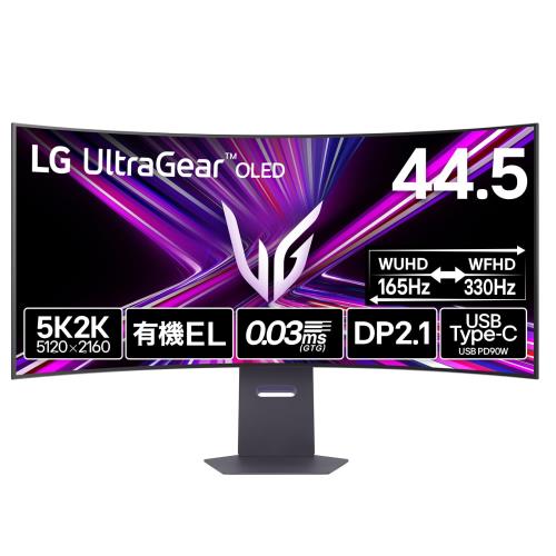 LG ゲーミング モニター UltraGear OLED 45GS96QB Amazon.co.jp: 【VGP 2025 金賞】LG ゲーミング モニター UltraGear