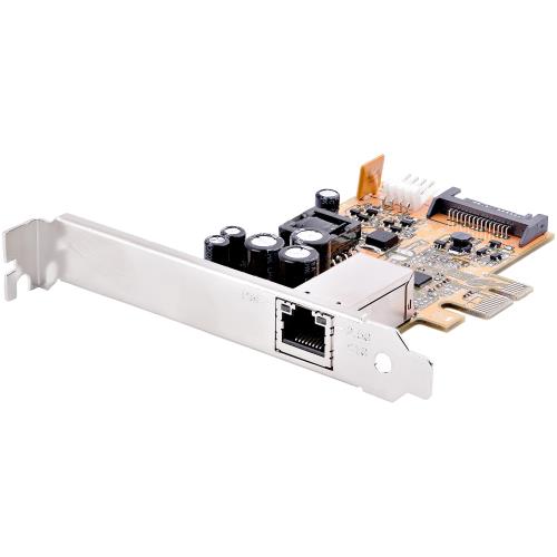 StarTech.com ネットワークアダプターカード／PCI Express x1／1ポート／2.5Gbps／30W 802.3at PoE／Windows Linux／PCIe ギガビットイーサネット NIC／RJ45 増設 有線LAN 給電 ST1000PEXPSE