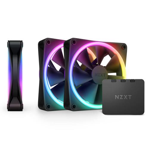 NZXT F120 RGB DUO TRIPLE PACK RGB Controller [Black] PCケースファン3基 RF-D12TF-B1 FN1830