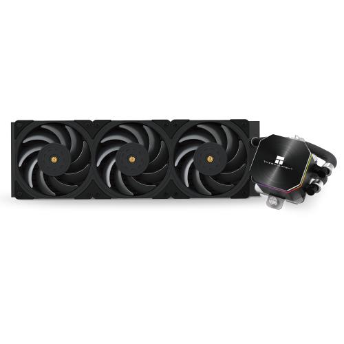 THERMALRIGHT Frozen Edge 360 Black AIOウォータークーラー、液体CPUクーラー、3120mm PWMファン水冷システム、2150RPM高速ファン、AMD / AM4 / AM5Intel LGA1700 / 1150 / 1151 / 1200 / 2011 / 2066と互換性があります