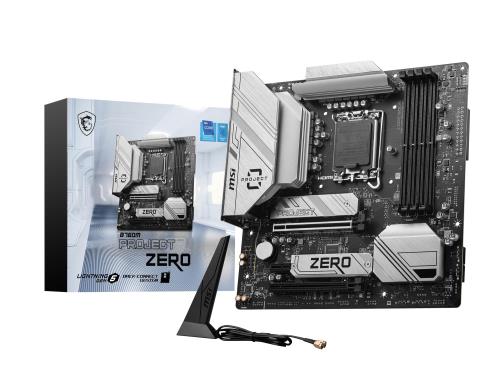 MSI B760M PROJECT ZERO バックコネクトデザインやとい入れる intel 第141312時人 Core中央処理装置相応う LGA1700 DDR5 Micro-ATX お母さんゲーム盤 MB6489