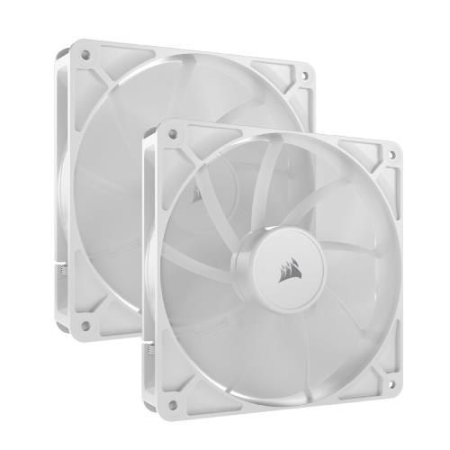 CORSAIR RS140 PWM 140mm PCケースファン デイジーチェーン対応 デュアルパック ホワイト CO-9050195-WW