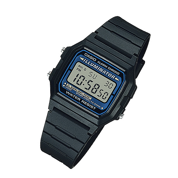 メール便送料無料 Casio カシオ F 105w 1a F105w 1a ベーシック デジタル ブラック ブルー キッズ 子供 かわいい メンズ ユニセックス チープカシオ チプカシ 腕時計 Educaps Com Br