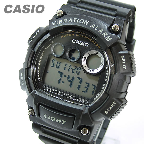 Casio カシオ W 735h 1a W735h 1a スポーツ デジタル ブラック キッズ 子供 かわいい メンズ チープカシオ チプカシ 腕時計 Educaps Com Br