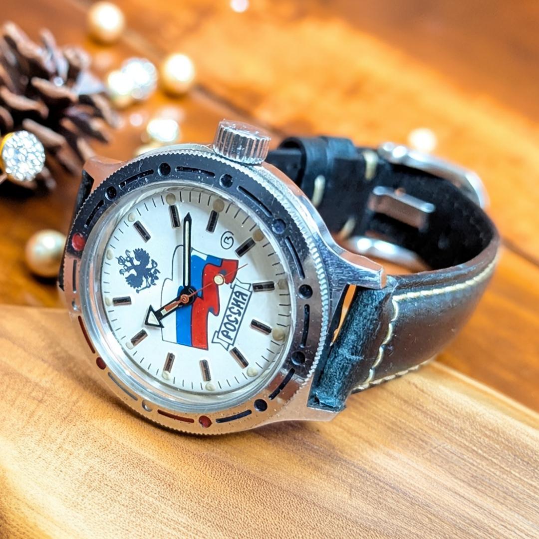 楽天市場】BOCTOK ボストーク アンフィビア 自動巻き腕時計 ロシア