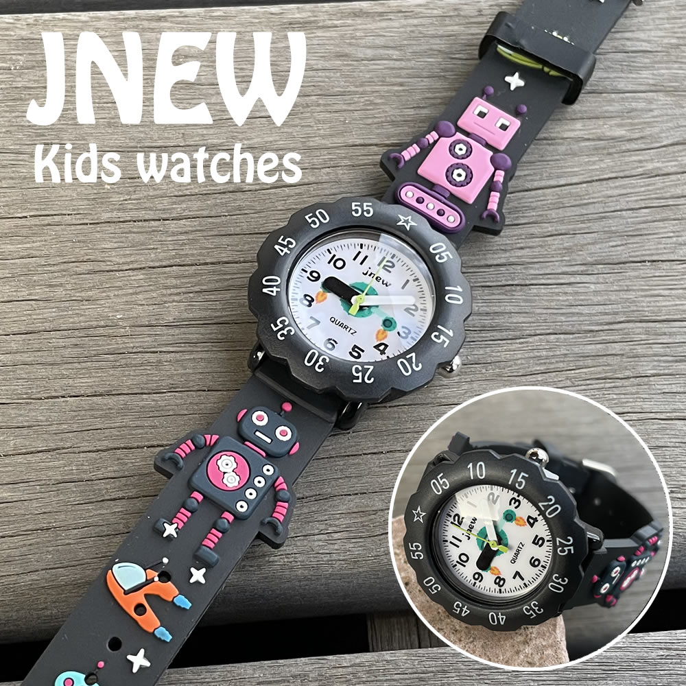 驚きの価格 JNEW KIDS キッズウォッチ 男の子 ロボット 子供用の