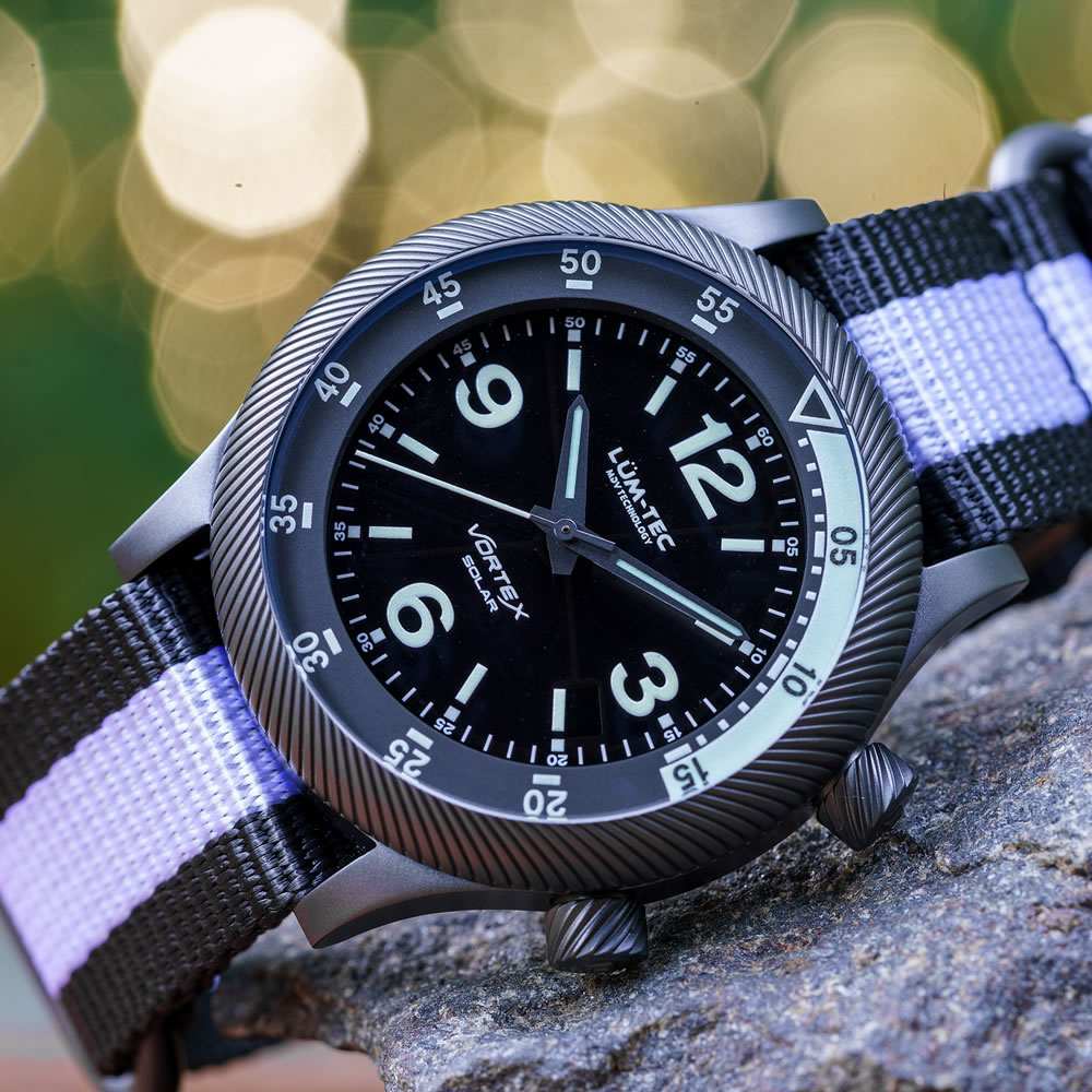 LUM-TEC/LUMTEC ルミテック VORTEX SOLAR 日本製 ソーラークォーツムーブメント搭載/VS42A movement  ミリタリーウォッチ ZULU/NATOストラップ メンズ 腕時計 | LEVELSEVEN