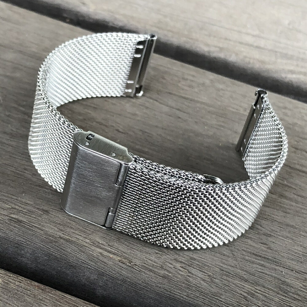 【新品未使用！】  ブラックメッシュバンド時計！ 新品】GalaxyWatch8 ステンレスメッシュバンド〈ブラック