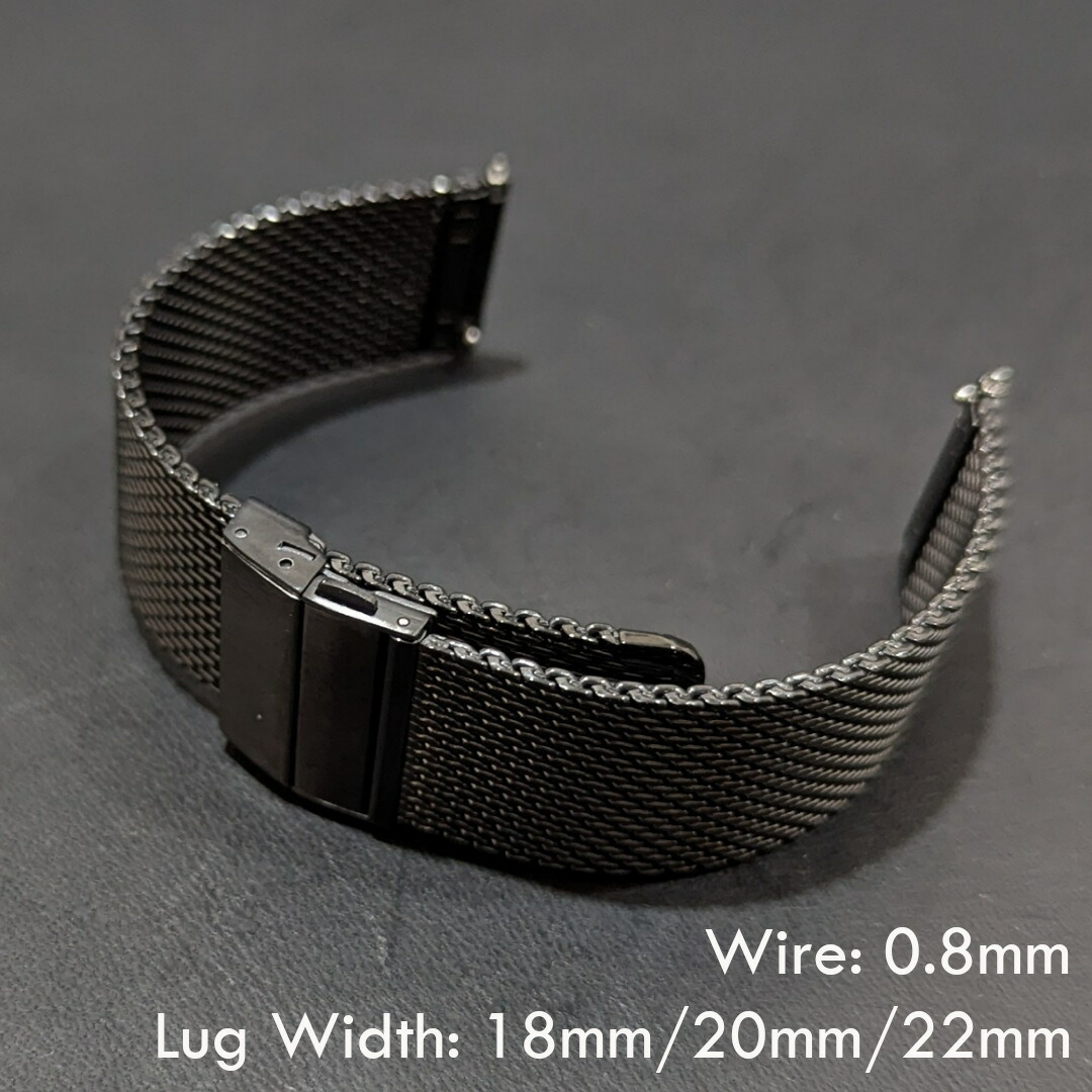 フォスナー　メッシュベルト　18ミリ MOD エムオーディー MILANESE METAL MESH STRAP ミラネーゼ