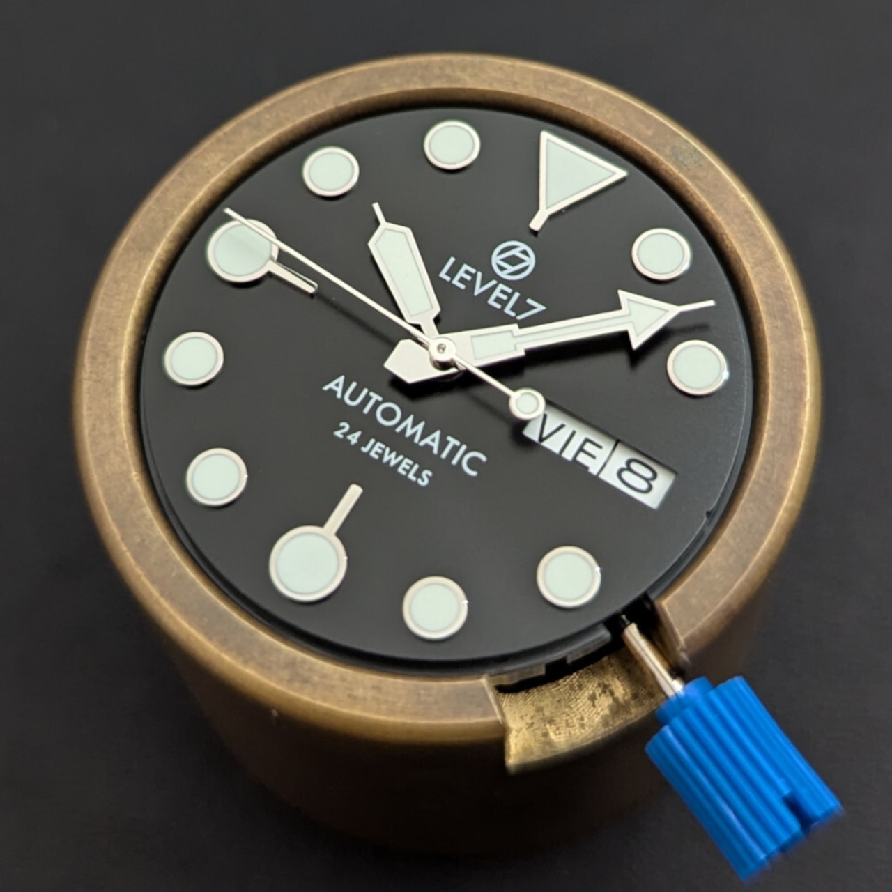 楽天市場】【MOD カスタムパーツ】シルバー/秒針レッド ルミナス