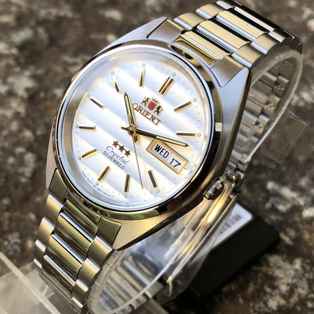 楽天市場 オリエント Orient スリースター Fabw9 オートマティック 自動巻 ステンレス ベルト メンズウオッチ 腕時計 Levelseven