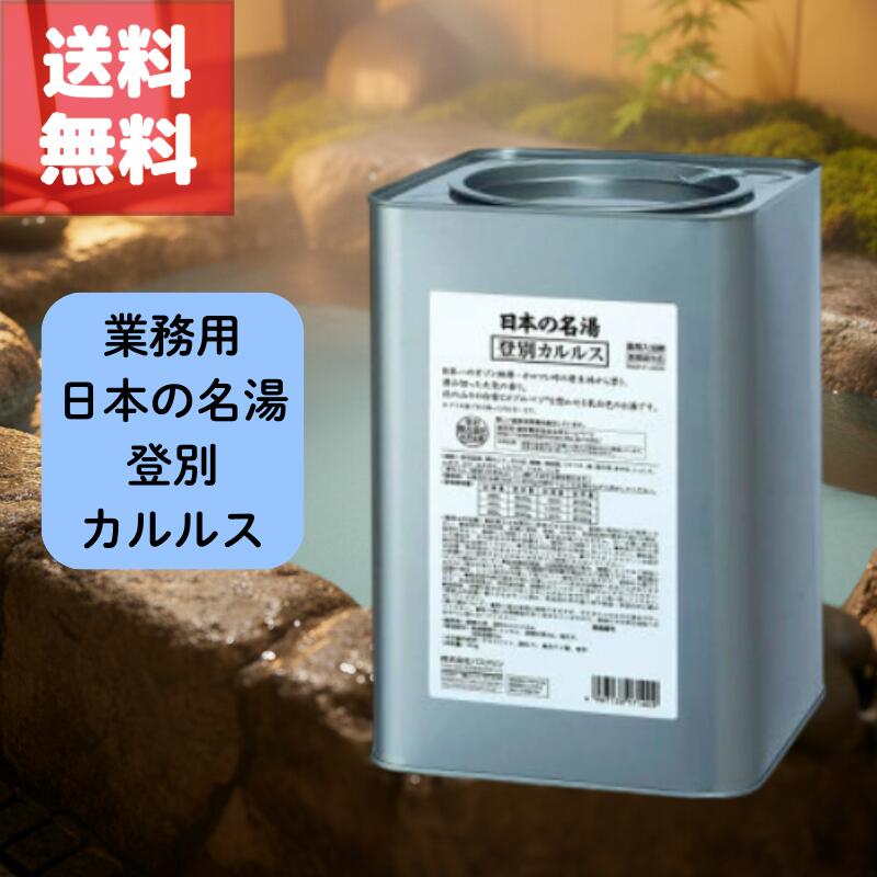 送料無料 日本の名湯 くつろぎの 登別 カルルス 業務用 登別国際観光 コンベンション協会 温泉地公認 バスクリン 薬用 入浴剤 10kg 北海道 蝦夷の湯 温泉 リラックス 癒し 乳白色｜GOODYS　店