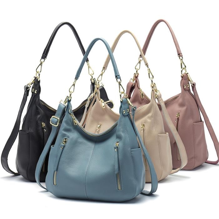 【送料無料】ショルダーバッグ 本革 トートバッグ レディース 肩がけバッグ 2way 3way バッグ ハンドバッグ 女性用 鞄 レザー フォーマル セレモニー 母の日 通勤バッグ 通学バッグ 旅行バッグ カバン かばん 斜め掛け 大容量 柔らか ブラック J
