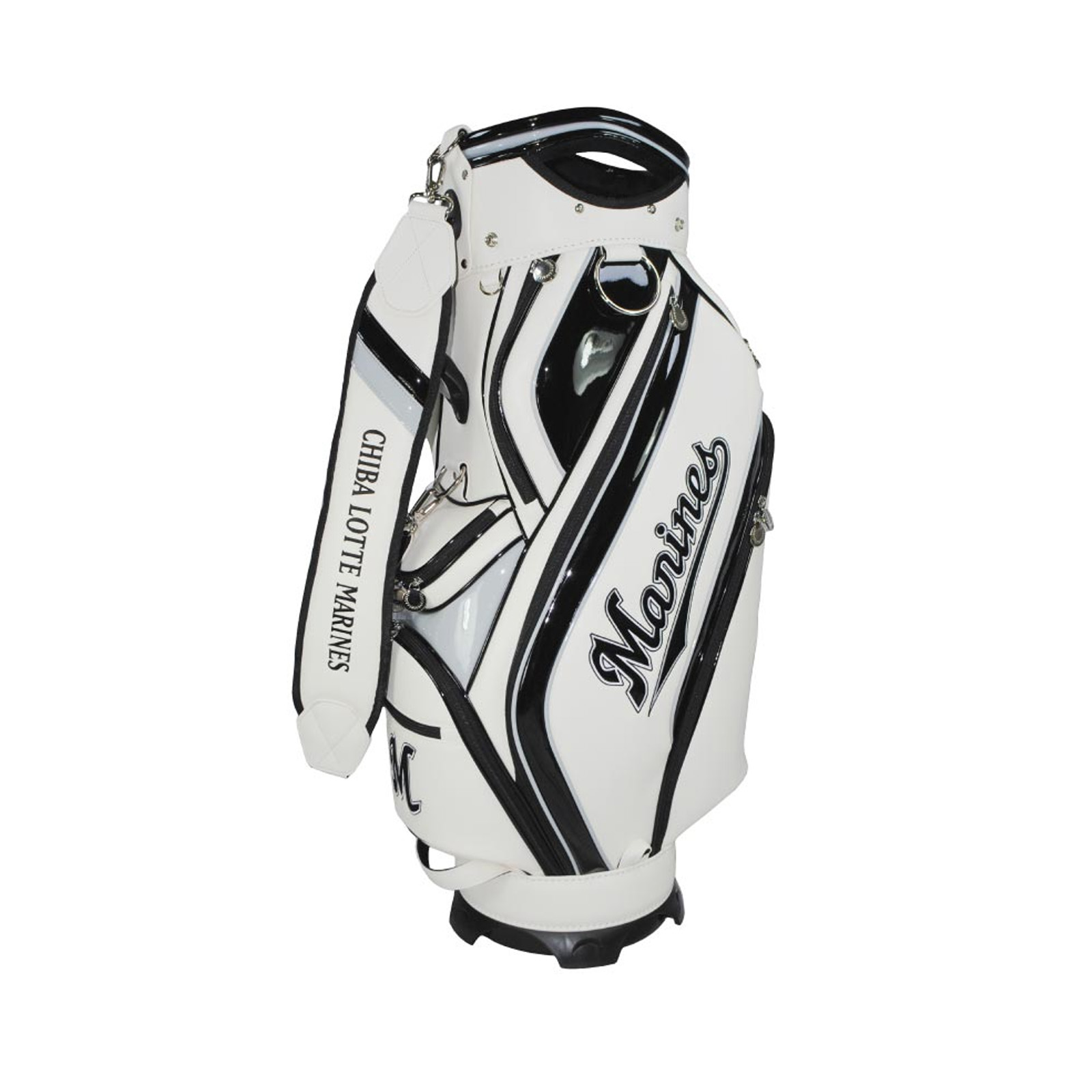 【てぃにお】【生産終了未使用】千葉ロッテキャディバッグ LMCB-0559 てぃにお】【生産終了未使用】千葉ロッテキャディバッグ LMCB