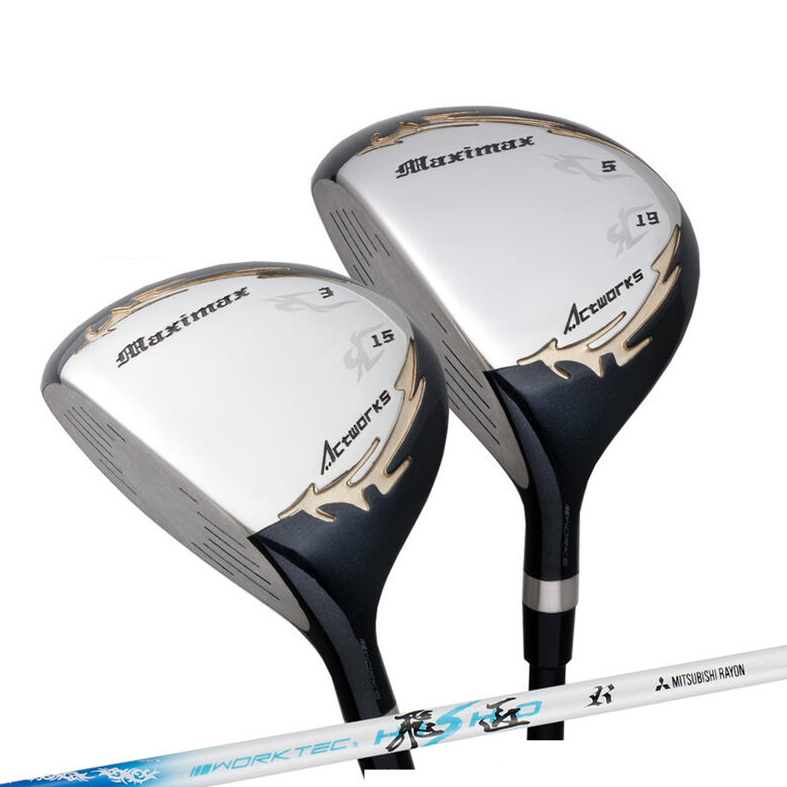 ゴルフ メンズ FW フェアウェイウッド マキシマックス FW 左用 ２本仕かける ３番 ５番 三菱ケミカル 細工物テック 飛匠 【IR】 フェアウェイウッド-スポーツ・アウトドア