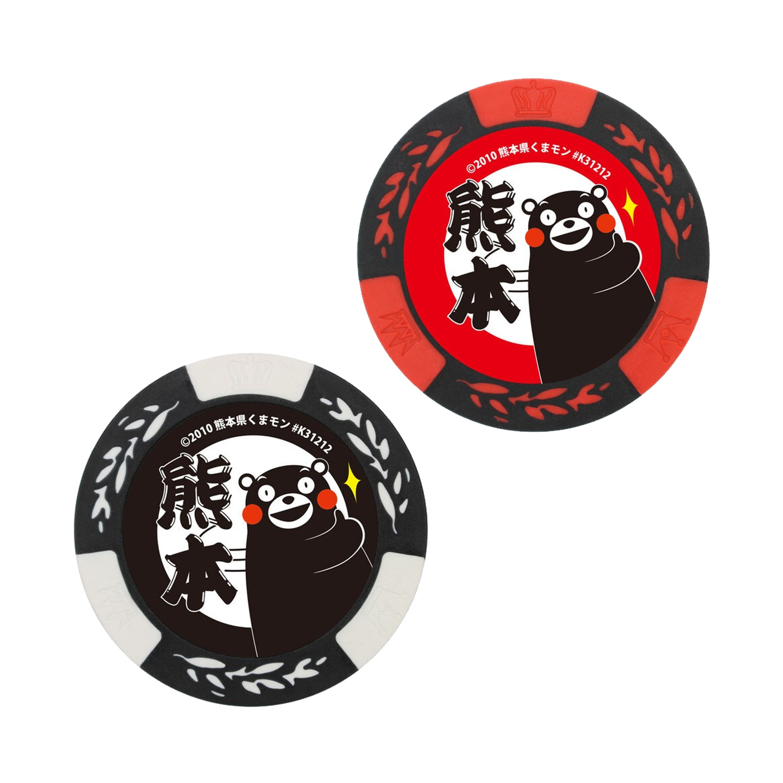 ゴルフ カジノチップ 新くまモンマスコットチップマーカー MK0384-MK0385 【IR】 | ワールドゴルフ