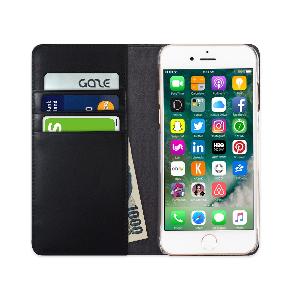 【楽天市場】iPhone7 ケース カバー iPhone7手帳型 GAZE Spangle リップスティック アイフォン セブン