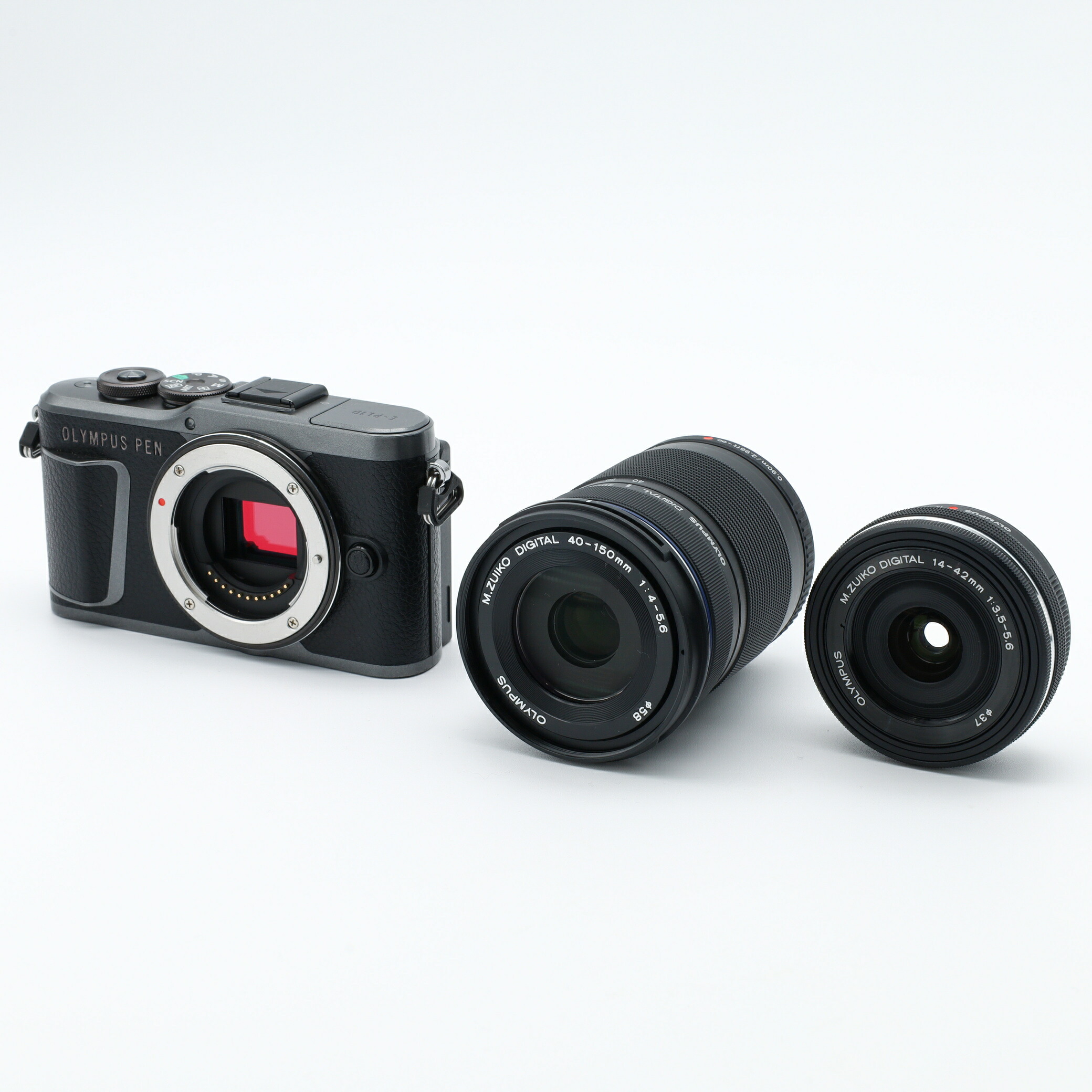 【中古】[並品] OLYMPUS (オリンパス) OLYMPUS PEN E-PL10 EZダブルズームキット [ブラック] _GP00010788