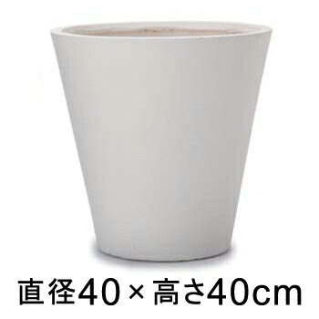 大型 おしゃれ 植木鉢 ミュウ ラウンド プランター グレー 50cm 60L 花・観葉植物用ポット ファイバークレイ ミュウ ラウンドプランター L