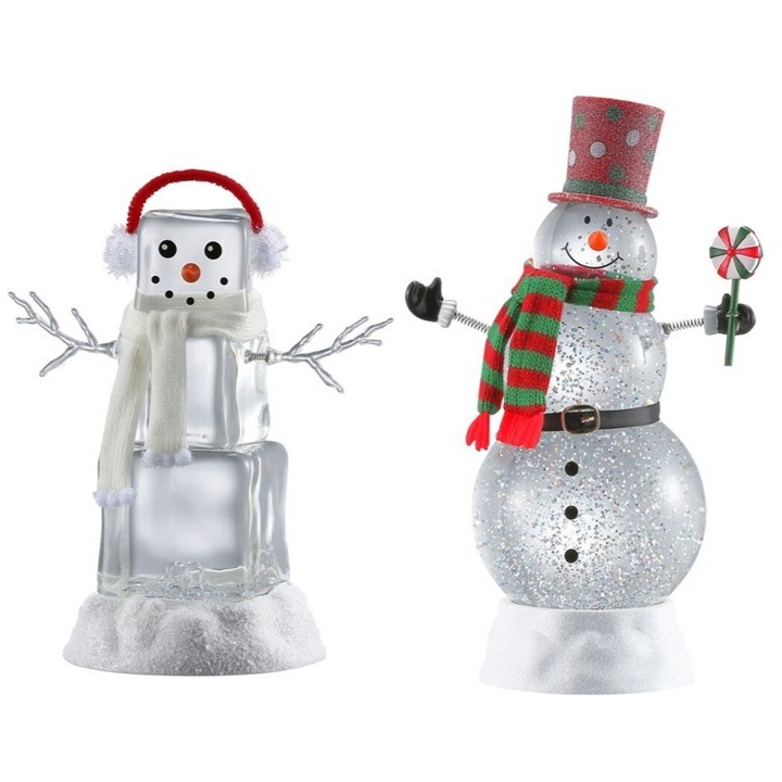 楽天市場】【送料無料】アクリルスノーマンランタン スノーマン