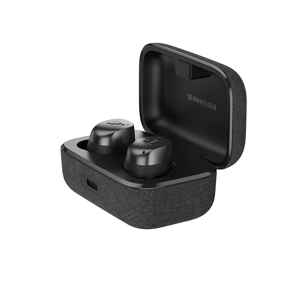 Sennheiser(ゼンハイザー) MOMENTUM True Wireless 4 - 第4世代 ブラックグラファイト ワイヤレスイヤホン Bluetooth 5.4 クリアサウンド ノイズキャンセリング 30時間バッテリー 適応型ANC LE Audio Auracast|GOOSE