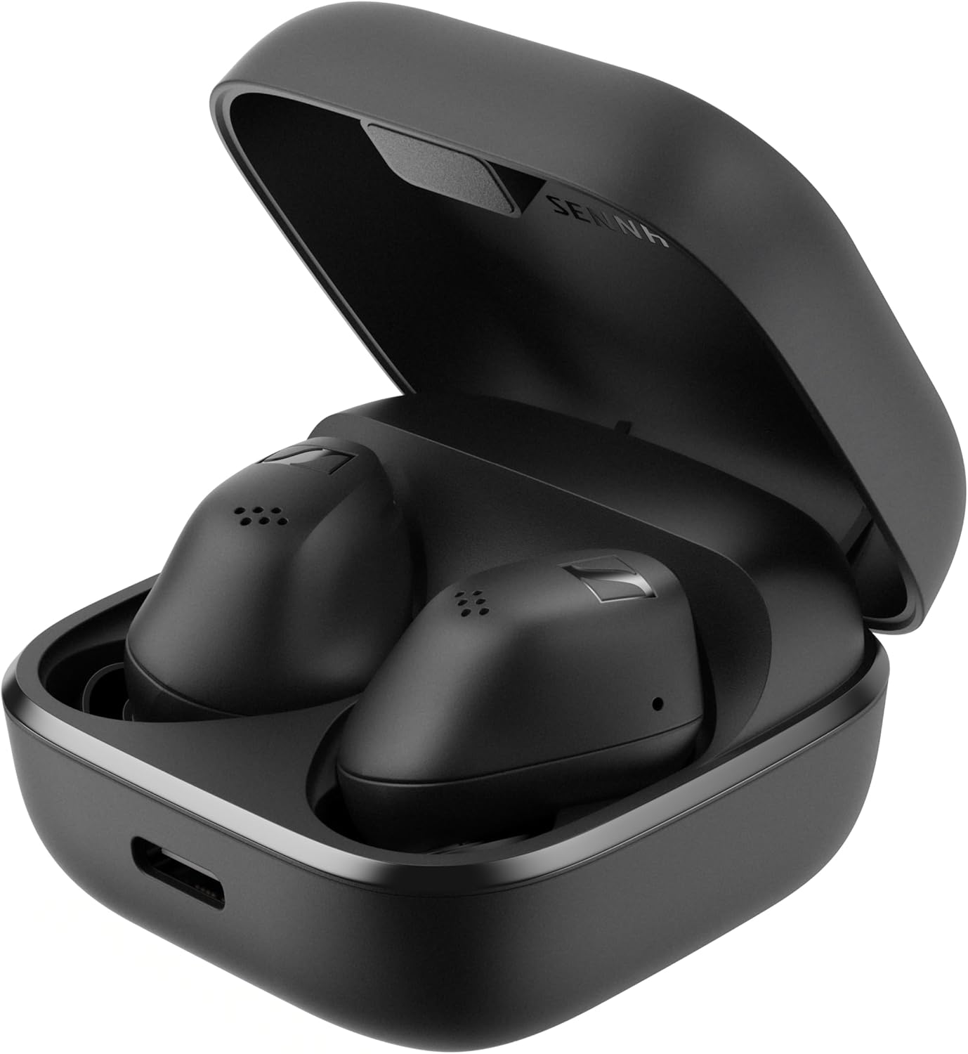 【中古品】SENNHEISER ゼンハイザー ワイヤレスイヤホン ACCENTUM True Wireless ブラック 高性能ドライバー 28時間再生 ハイブリッドノイズキャンセリング ワイヤレス充電|GOOSE