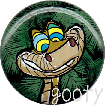 ジャングル・ブック　The Jungle Bookカー　Kaa　ニシキヘビブローチ　缶バッチloungefly ラウンジフライヴィランズ　villans画像