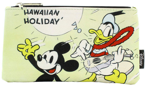 楽天市場 ヴィンテージ ミッキー ドナルドmickey Donald Hawaiiハワイ柄ミッキードナルド サーフィンポーチ ペンケースloungefly ラウンジフライ薄型ポーチ 化粧ポーチ ペンケース グッティー 楽天市場店