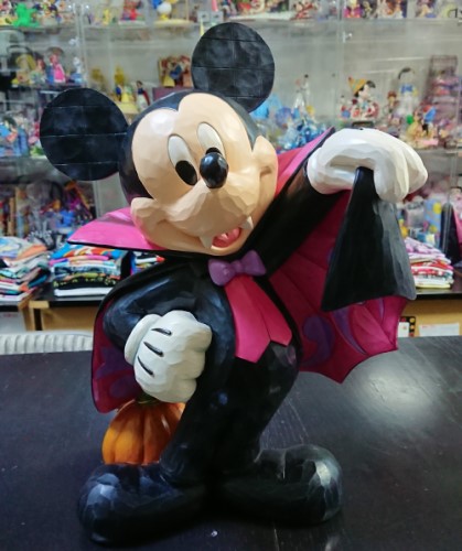 ウォルトディズニー 体操場 ショアーミッキーマウス ハロウィンvampire Mickey Mouse Figurineミッキー ハロウィン ラミア バンパイアー 図形木彫り仕来り 馬鹿でかい 外装 フィギュア Musiciantuts Com