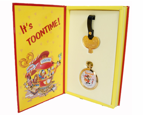 楽天市場 Tdl Toontown東京ディズニーランド トゥーンタウンオープニング記念招待客用 非売品 ノベルティーミッキーマウス ディズニーミッキーマウス ポケットウォッチ懐中時計 グッティー 楽天市場店