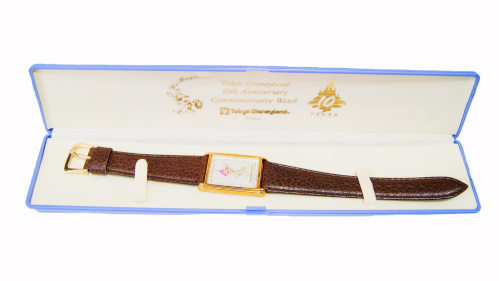 楽天市場 Tdl １０周年記念東京ディズニーランド 創立１０周年1993年４月15日招待客用 非売品 ノベルティーミッキーマウス ディズニーミッキーマウス 腕時計 時計 記念時計 グッティー 楽天市場店
