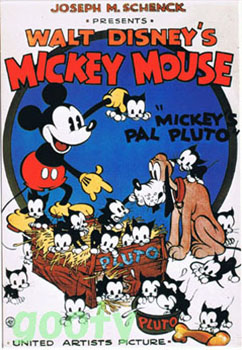 楽天市場 ミッキーマウス プルートアメリカ レトロ80 90年代 デッドストック絵葉書 ポストカード グッティー 楽天市場店