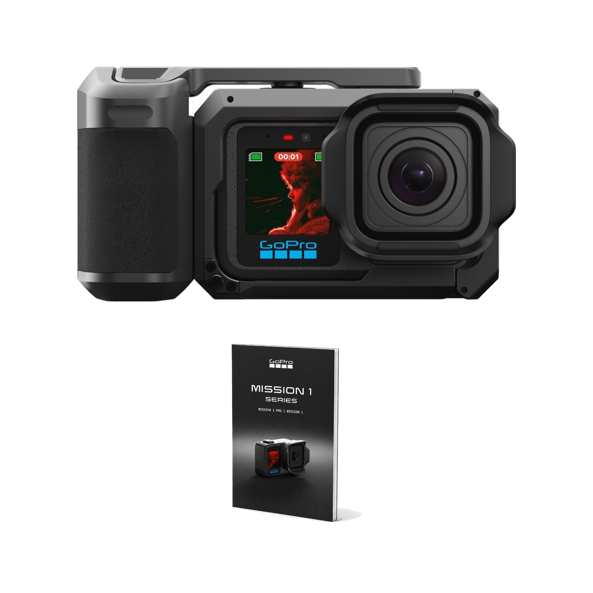 GoPro堅苦しさバス発着場押さえる GoPro MISSION 1 PRO GRIP EDITION + 衣嚢御引き回し 動き写真器 ゴー労働者階級 MISSION 1 PRO GRIP グリップエディション gopro mission【国内定まり品】