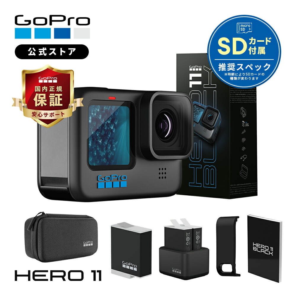 休み GoPro ゴープロ ADDIV-001 ダイブハウジング HERO9 ブラック