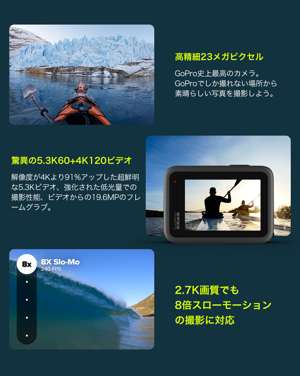 メーカー包装済】 GoPro HERO10 Black アクションカメラ ゴープロ人気