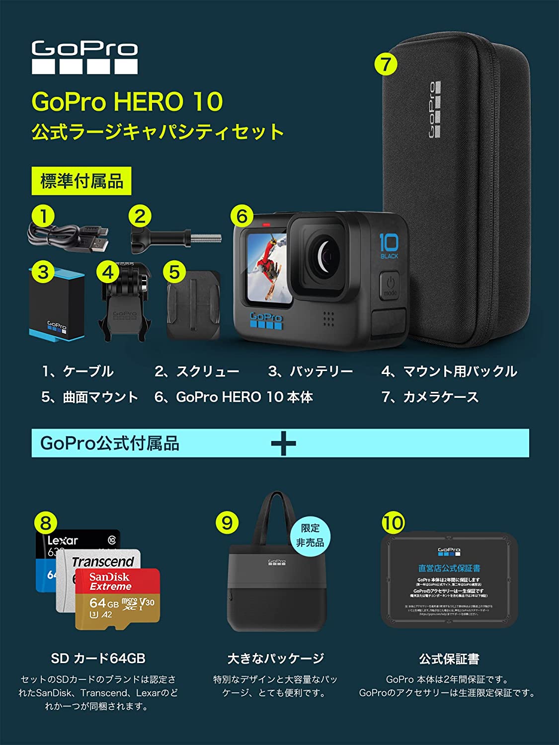 GoPro HERO10 Black本体 ゴープロ人気アクションカム 革新GP2
