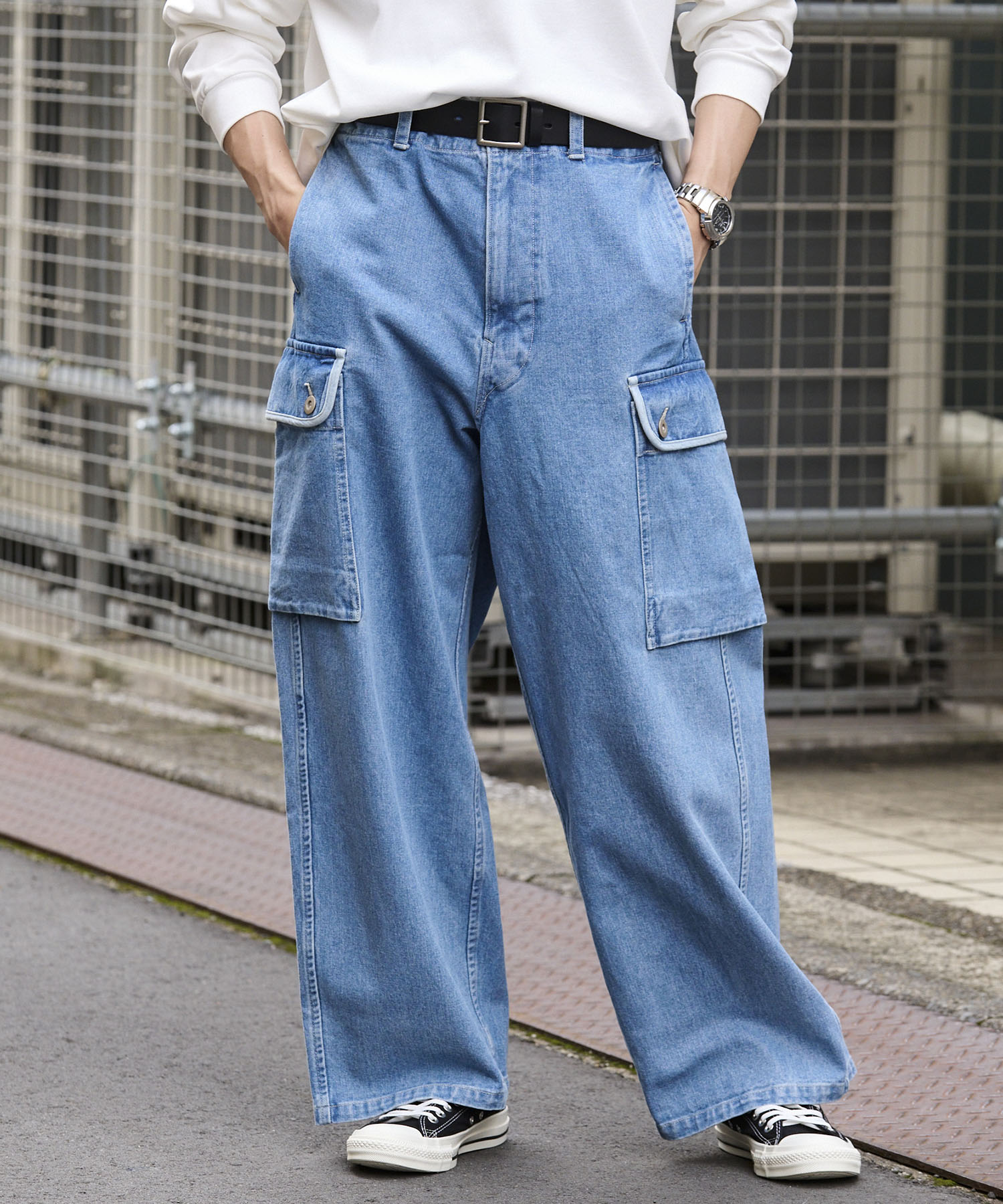 ARMY TWILL 12OZ デニムカーゴパンツ　アーミーツイル ブランド デニム デニムパンツ インディゴ カーゴパンツ メンズ ミリタリー キャンプ アウトドア オールシーズン